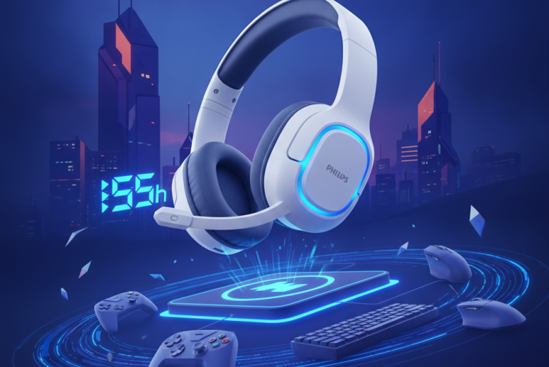 Headphone Philips com 55 horas de bateria em oferta na Amazon