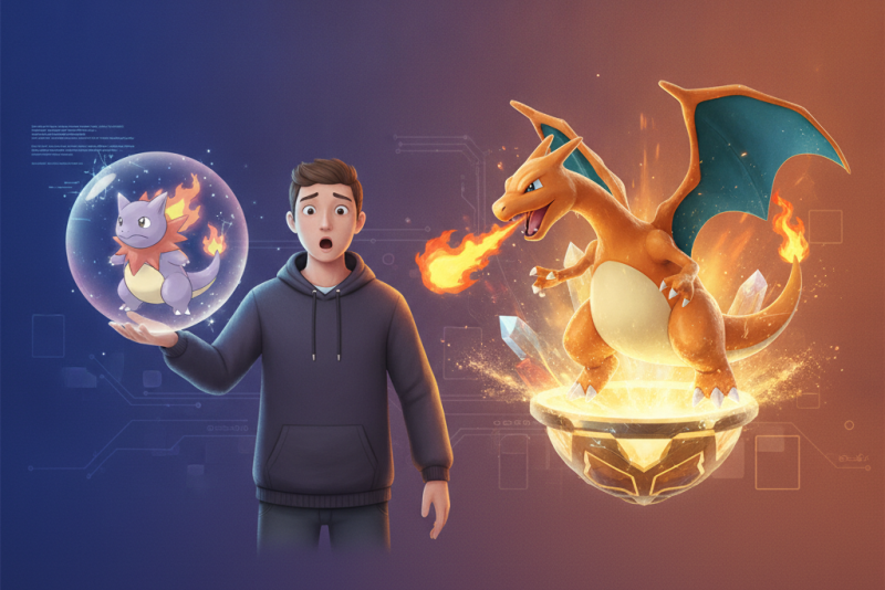 Fã de Pokémon encomenda Typhlosion e recebe Charizard dez vezes mais valioso