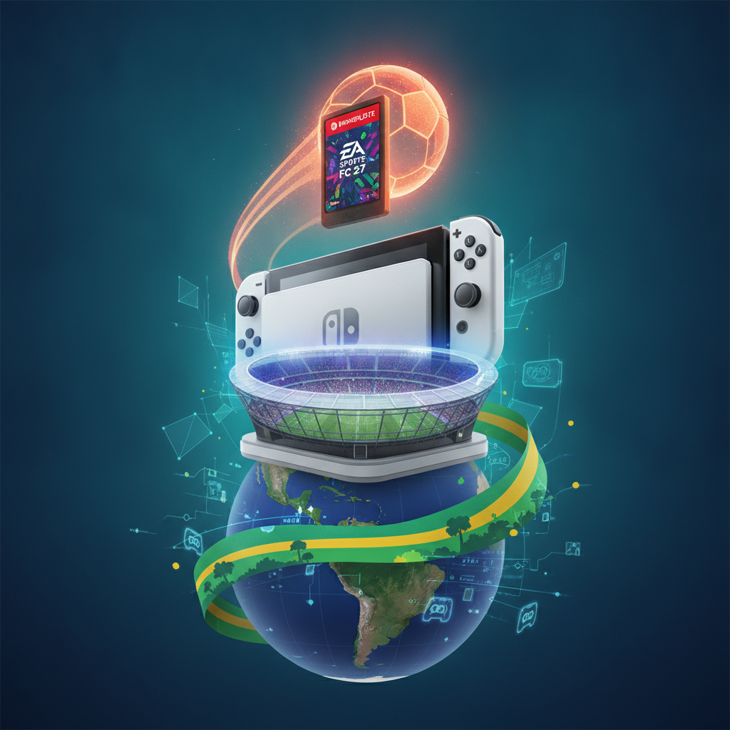 Amazon abre pré-venda de bundle exclusivo com Nintendo Switch 2 e EA Sports FC 27 na América Latina